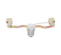 TEHAUX Adaptateur de Douille Céramique R7s vers E27 pour Ampoules Halogènes, Matériau Solide, Dimensions 21,7x10x3 Cm, pour Systèmes D'éclairage et Bureaux
