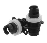 TEHAUX Adaptateur de Valve Étanche 2 Pièces en Plastique pour Pompe à Air, Compatible Kayak et Paddle Board, Connecteur pour Bateaux de Pêche et Loisirs en Extérieur
