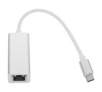 TEHAUX Adaptateur Ethernet Gigabit USB Type-c pour Ordinateurs Portables et Tablettes, Abs, Plug and Play, Connexion Réseau Stable et Rj45 Couleur Aléatoire