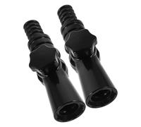 TEHAUX Adaptateur Pivotant pour Manche de Balai 2 Pièces, Connecteur de Rallonge Articulé Multi-angles en Plastique Résistant, Joint Rotatif pour Perche de Nettoyage, Usage Domestique