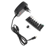 TEHAUX Adaptateur Secteur Régulé Plastique Noir et Cuivre 30w 1 Set Multi-Tension Sortie USB Chargeur pour Smartphones et Enceintes