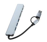 TEHAUX Adaptateur USB Connecteur USB Multiports Connecteur Extension pour Ordinateur Portable