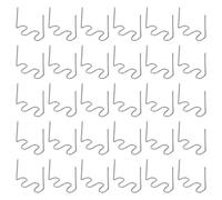 TEHAUX Agrafes de Réparation Ondulées 0,6 MM, Lot de 100 pour Machine à Souder Plastique, Fixation Solide, Adaptées la Réparation de Pare-Chocs et Supports Plastiques Voiture