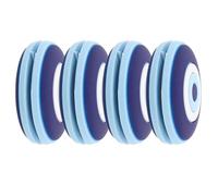 TEHAUX Amortisseurs de Vibrations et Absorbant Les Chocs en Silicone Lot de 4 Légers Forme Ronde Style Ludique pour Raquette de Tennis Adulte et Junior pour Entraînement Sportif