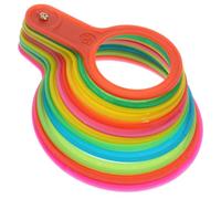 TEHAUX Anneau de Mesure Facile à Utiliser en Plastique pour Fruits, Outil de Mesure du Diamètre des Oranges et Agrumes Set 1 Pièce Couleur Aléatoire pour Marchés et