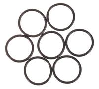 TEHAUX Anneaux pour Trompette en Caoutchouc Noir 20pcs, Accessoire Léger et Silencieux, Joints Toriques pour Réparation et Usage Cornet