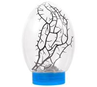TEHAUX Aquarium D'écosystème Aquatique Fermé Éclairage LED, Plastique Solide, Design Simple et Chic, Vue à 360 Degrés, pour Décorer Le Bureau Maison