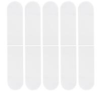 TEHAUX Autocollants Adhésifs Double Face Ruban Adhésif sans Traces Amovible Pratique et Léger Blancs 50 Pièces et Crochet Cintre