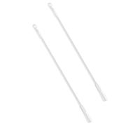 TEHAUX Baguettes de Remplacement Ambiance Confortable 2pcs en Alliage D'aluminium Robustes et Pratiques, Tirage Facile des Rideaux Lourds pour Stores Verticaux
