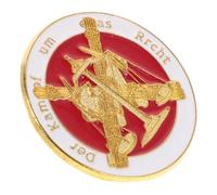 TEHAUX Balance de Justice en Métal Badge à Épingle Légale pour Avocats Accessoire de Costume et Collection