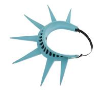 TEHAUX Bandeau Statue Liberté Femme avec Couronne et Torche Accessoire Coiffure Fête Patriotic Déguisement Cosplay Halloween Headband Lady Liberty pour Costume
