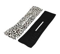 TEHAUX Bandeaux à Cheveux Noir Accessoires Cheveux Pratiques et Élégants en Polyester pour Créer Coiffures Instantanées Lot de 2 Pièces Noués pour Femmes Usage Quotidien