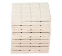 TEHAUX Bases 10pcs Fragments Blanche Céramique pour Corail de Support Sécurisé Reproduction Maintien des Aquarium Coraux Fragiles