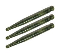 TEHAUX Bâtonnet de Massage Facial en Pierre de Gua Sha Naturelle Lot de 3 Masseur pour Visage et Cou Outil de Modelage Manuel Stimulation Cutanée Douce Soin et Relaxation