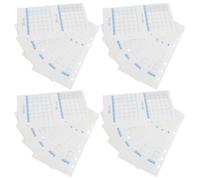 TEHAUX Bloc de Planification A6 Bleu 20 Feuilles Double-face Non Datées pour Agenda Mensuel, Papier de Planification Budgétaire et Suivi D’objectifs, Recharge Polyvalente