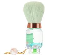 TEHAUX Blush pour maquillage et pinceau à poudre de maquillage Forme réservoir essence avec porte-clés outil de maquillage pour voyage