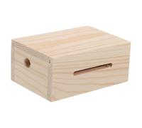 TEHAUX Boîte à Musique Manuelle en Bois DIY, Pièce de Remplacement | Kit de Bricolage, Rangement Bijoux, Motif Creusé Style Vintage, Usage Crafts et Apprentissage Interactif