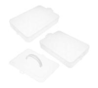 TEHAUX Boîte à Œufs Empilable 2 Couches avec Couvercle Transparent et Poignée Support pour 48 Œufs pour Réfrigérateur Réutilisable la Cuisine et Fêtes