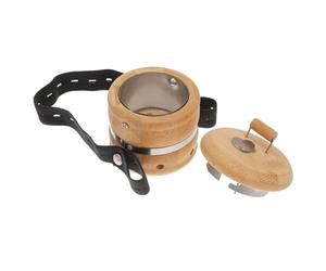 TEHAUX Boîte Chauffante en Bambou pour Moxibustion, Favorisant la Circulation Interne et Éliminant le Froid, Travail Sommeil, Couleur Kaki