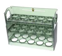 TEHAUX Boîte de Conservation des Œufs en Pet pour Réfrigérateur Support à Œufs Profond et Large, Organisateur pour Cuisines et Restaurants, sans Fragmentation