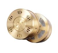 TEHAUX Boîte de Moxibustion en Cuivre Pur sans Fumée Porte-Bâtonnets de Moxa Base et Couvercle Accessoire pour Combustion de Moxa Portable Adapté aux Soins Traditionnels et