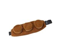 TEHAUX Boîte de Moxibustion Portable en Cuivre Pur sans Fumée Résistante à Haute Température Format Trigéminé pour Usage Personnel et Relaxation à Domicile