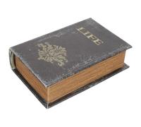 TEHAUX Boîte de Noël en Bois Décorative Style Bible Petite Taille Finition Imprimée Précise Boîte à Friandises et Rangement pour Bonbons Chocolats et Petits Objets Accessoire Festif