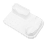 TEHAUX Boîte de Rangement pour Têtes de Broyage en Plastique Blanc avec Compartiments Multiples, Base Stable et Résistance la Déformation, pour Usage Domestique et Services Mobiles