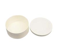 TEHAUX Boîte en Bois Ronde pour Bonbons, Boîte à Dragées de Mariage en Bois de Peuplier 16,5 X 5,5 Cm, Coffret Présent Naturel et Polyvalent pour Décoration et Stockage des Bonbons