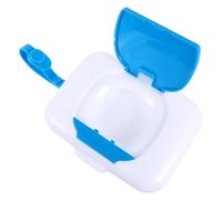 TEHAUX Boîte Lingettes Humides Portable Plastique PP Écologique Boîte de Rangement Puericulture Léger et Facile à Transporter Compatible Mouchoirs Humides et Wipes Pratique pour
