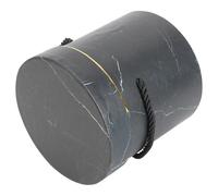 TEHAUX Boîte Présent Ronde Portable 13x13 Cm Noire, Boîte à Chapeau de Fleuriste en Papier Résistant, Étui D'emballage pour Fleurs, Jardinière pour Bouquets et Saint-valentin