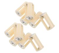 TEHAUX Boîtier de Batterie 3 Emplacements pour Piles AA 1,5v, Alimentation Stable, Conversion Polyvalente, Plastique et Alliage, Lot de 10 Pièces pour Électronique et Sorties en