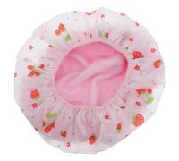 TEHAUX Bonnet de Bain Pliable à Séchage Rapide Double Couche Élastique en PE Imperméable Bande Élastique pour Voyage et Maquillage