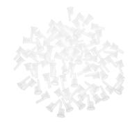 TEHAUX Bouchons Intérieurs Compte-gouttes 18 Filets pour Flacons Huiles Essentielles 5-100 Ml, Lot de 100 Pièces en Polypropylène Résistant, Bouchons Pipette Anti-fuite pour Dosage