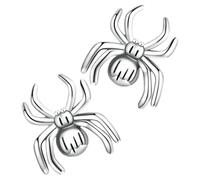 TEHAUX Boucles D'oreilles Araignée en Argenté 925 pour Femmes, Légères et Confortables, Bijoux Créatifs pour Anniversaires et Fêtes