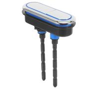 TEHAUX Bouton Double Poussoir Chasse Eau pour Réservoir Wc Surface Électrolytique Antirouille Accessoire Toilette et Facile à Installer Compatible Réservoir Intérieur