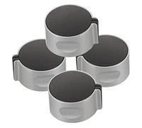 TEHAUX Boutons de Commande Design Esthétique en Alliage de Zinc Remplacement Pratique Lot de 4 Angle 45 Degrés Gauche et Droite pour Cuisinière à Gaz
