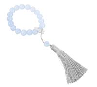 TEHAUX Bracelet Chapelet en Verre Chic et Délicat, Perles de Prière Confortables à Porter, pour Usage Religieux et Décoration de Festival