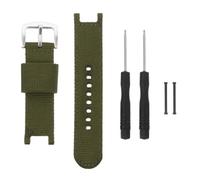 TEHAUX Bracelet de Montre pour Nylon Vert Montre Connectée 22mm | Ajustable, Confortable, Moulage par Compression, Accessoire de Remplacement pour Modèle A1918