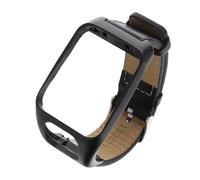 TEHAUX Bracelet de Montre Rétro Cuir Compatible avec Tomtom Runner et Adventurer Design Vintage Texturé et Ajustable pour Confort Ergonomique Unisexe