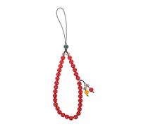 TEHAUX Bracelet de Téléphone Perles Agate Dragonne Perte pour Mobile Lanière Décorative et Durable avec Fixation pour Coque de Téléphone