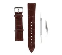 TEHAUX Bracelet Montre Cuir avec Boucle Ardillon Bracelet Montre Homme et Femme Élégant et Confortable Livré avec Coffret Bois