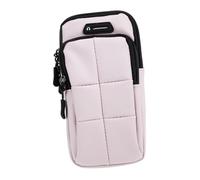TEHAUX Brassard de Course Respirant avec Poche Téléphone Portable pour Sport Unisexe Étui Élastique Protège Smartphone Eau Rayures Accessoire Fitness Pratique