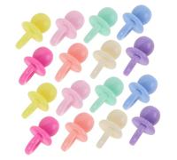 TEHAUX Breloques Mini Tétines En Résine Multicolores 50 Pcs Pour Loisirs Créatifs Décoration Coques De Téléphone Bijoux Soi-même Fête Baby Shower