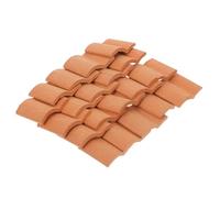 TEHAUX Briques Miniatures Marron pour Scènes Miniatures en Argile Décor Réaliste Kit 1 Set et Tables de Sable pour Modèles D'architecture pour Bricolage Garçon et Filles