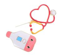 TEHAUX Broches Médicales en Alliage Coloré Émaillé Lot de 2 Épingles Décoratives de Cœur Stéthoscope et Thermomètre Accessoires pour Infirmières et Médecins Présent Journée