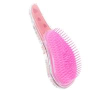 TEHAUX Brosse à Cheveux Mignonne pour Fille, Compacte et Légère, Brosse Démêlante Anti-électricité Statique pour Cheveux Secs et Mouillés, Format Petit, Design Cœur et Oiseau Rose,
