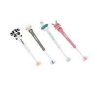 TEHAUX Brosse à Dents pour Garçon et Filles à Trois Faces, Poils Souples pour Gencives Sensibles, Lot de 4, Poignée Ergonomique Facile à Prendre en Main, pour Tout-petits Dès 3,