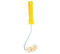 TEHAUX Brosse à Peindre pour Tuyaux Courbée de Peinture Ergonomique Anti-peluches Brosse Rechange pour Tube Finition Lisse pour Professionnels et Débutants