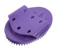 TEHAUX Brosse de Massage Corporel Multifonctionnelle Violette, Outil de Relâchement Musculaire pour Taille et Ventre, Brosse Portable en Plastique pour Massage Complet Tête aux Jambes,